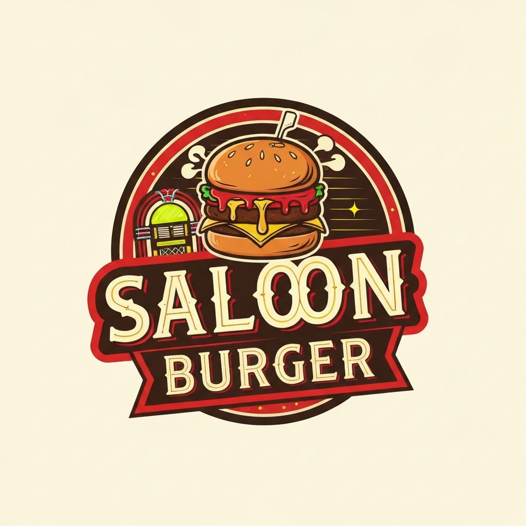 Saloon Burger logo